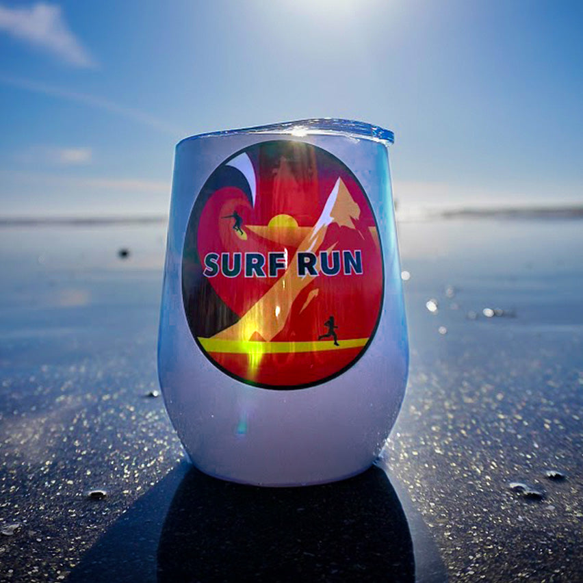 Surf Run - Wine Tumbler