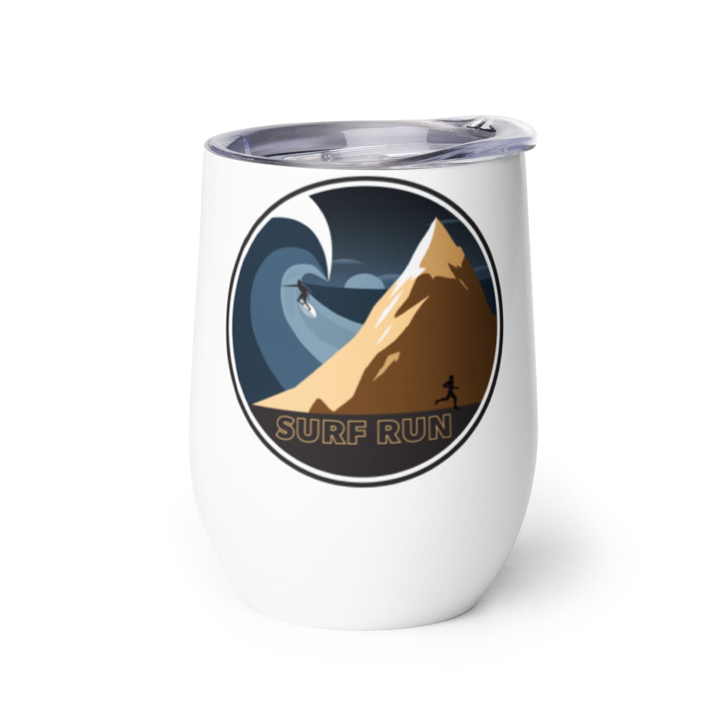 Surf Run - Wine Tumbler