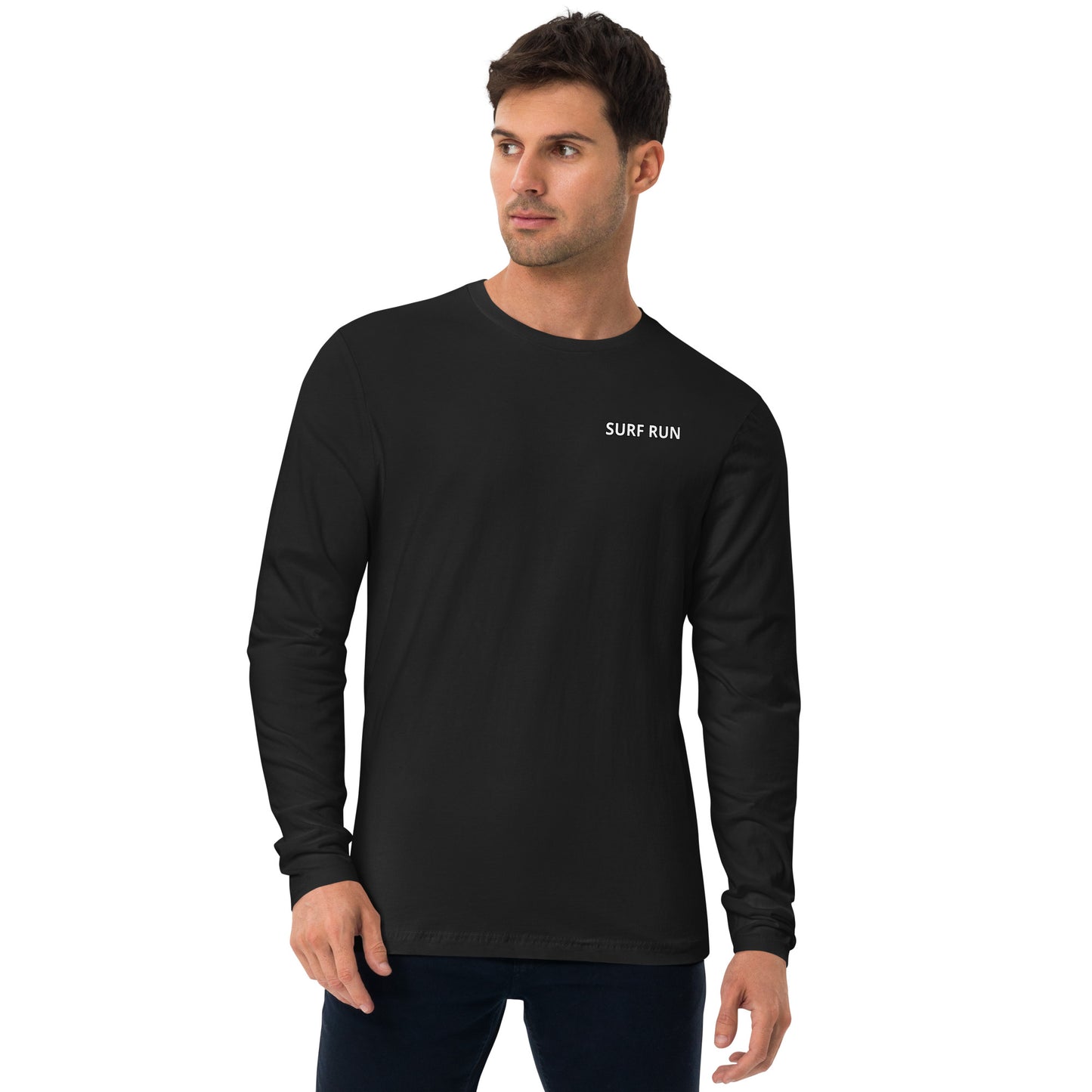 Surf Run Long Sleeve Fitted Crew