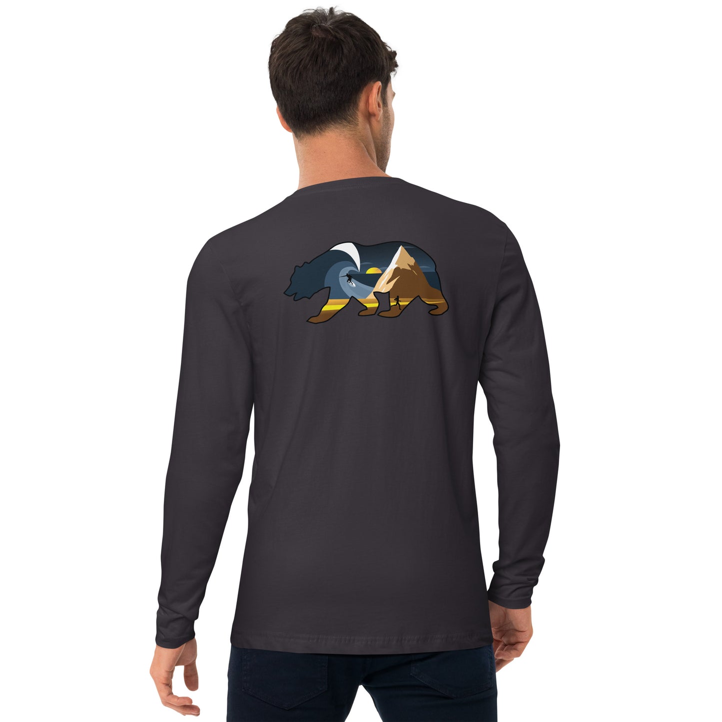 Surf Run Long Sleeve Fitted Crew