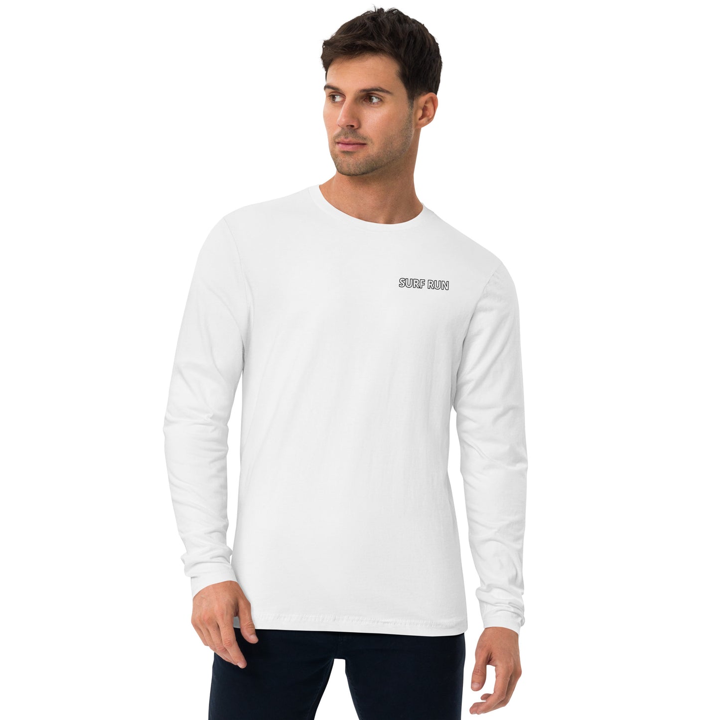 Surf Run Long Sleeve Fitted Crew