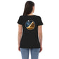 Surf Run Winter Edition Women’s recycled v-neck t-shirt