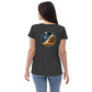 Surf Run Winter Edition Women’s recycled v-neck t-shirt