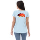 Surf Run CA Bear Summer Edition Women’s recycled v-neck t-shirt